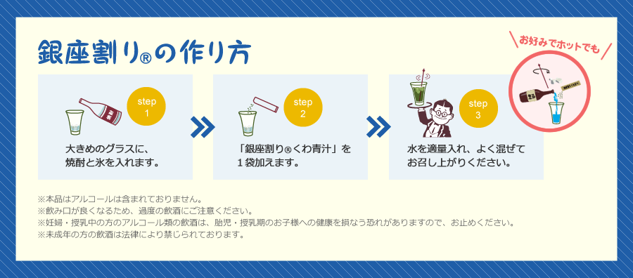 銀座割り®の作り方